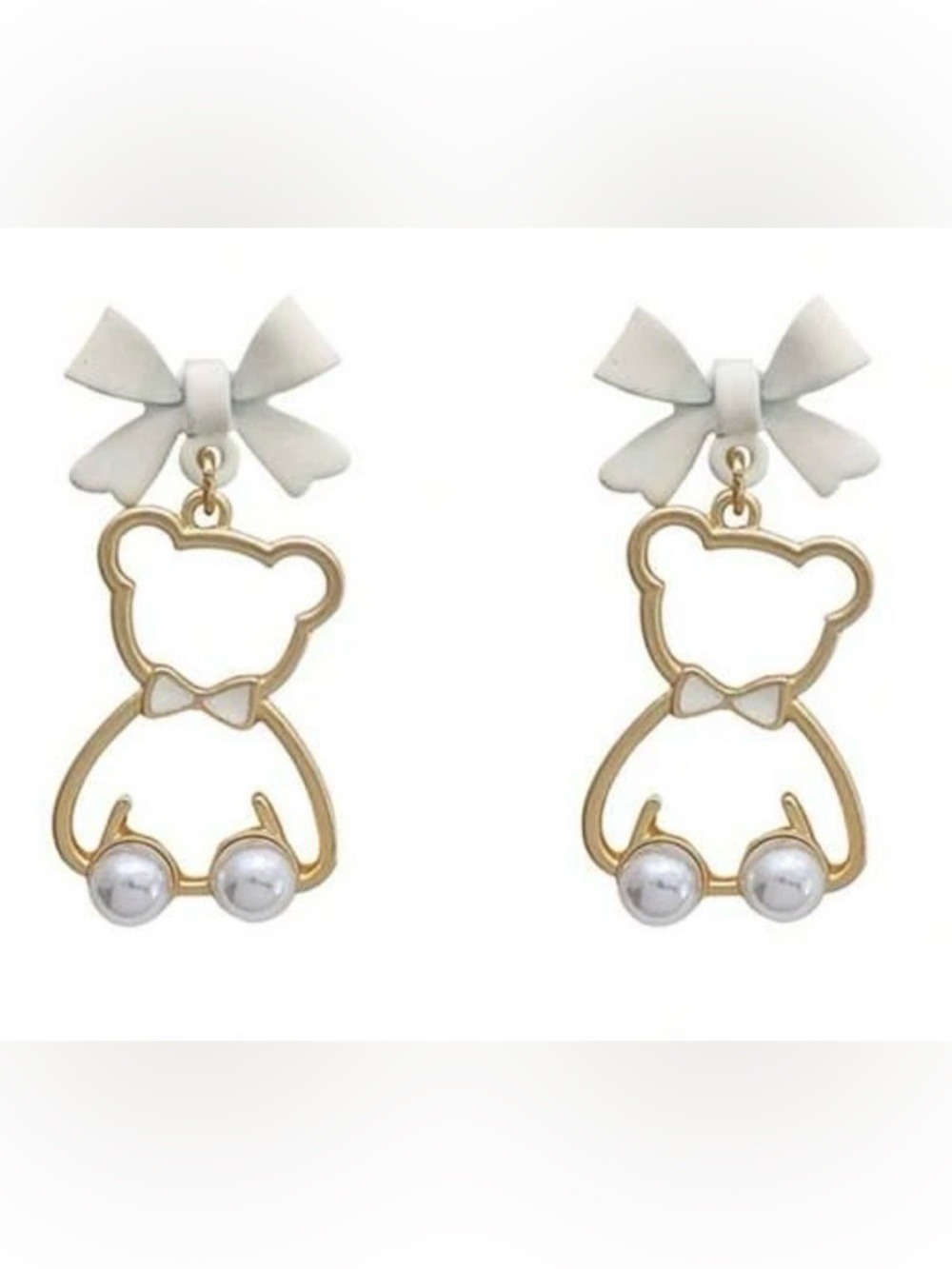 Teddy Bear Earrings